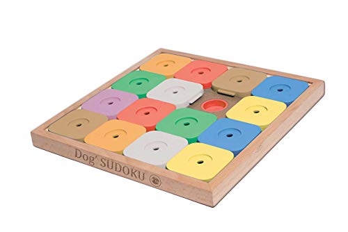 My Intelligent Dogs Interaktives Hundespielzeug Intelligenz Sudoku Genie Color - Intelligenzspielzeug für Hunde - Interaktives Spielzeug Hund - Denkspiele für Hunde von My Intelligent Dogs