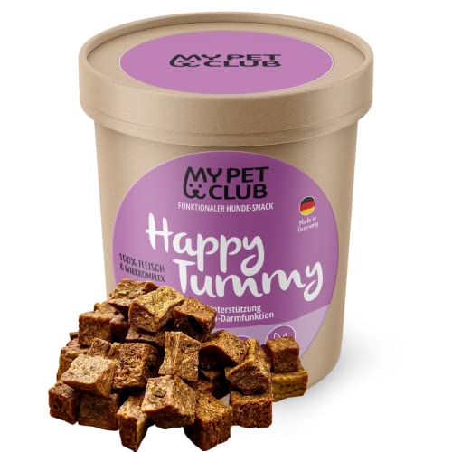 My Pet Club - Happy Tummy Hähnchen Leckerli I Mit aktiven Probiotika Stämmen & Präbiotika für Hunde I 350 Gramm Verdauungssnack für wohliges Magen-Darm Gefühl. von My Pet Club