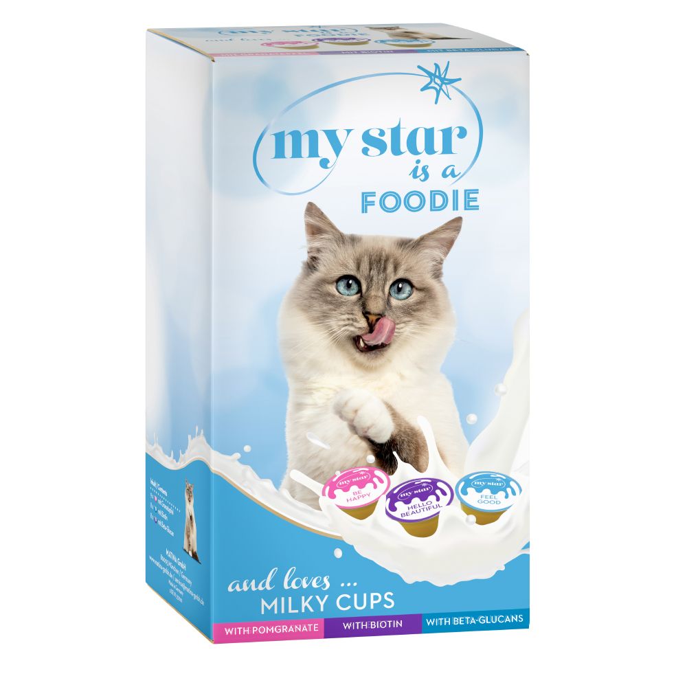 Letze Chance: My Star Milky Cups Mixpaket 75 x 15 g zum Sparpreis! - Mixpaket (3 Sorten) von My Star