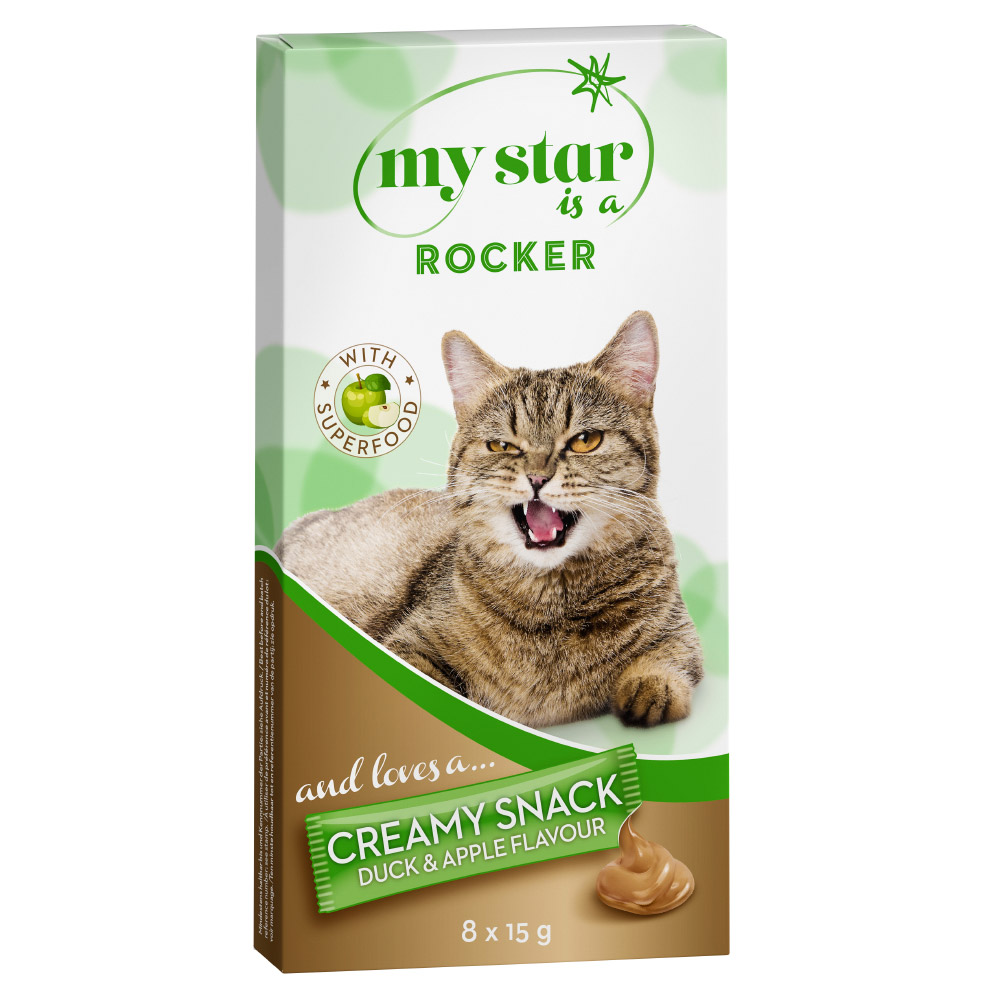 My Star is a Rocker - Ente mit Apfel Creamy Snack Superfood - Sparpaket: 24 x 15 g von My Star