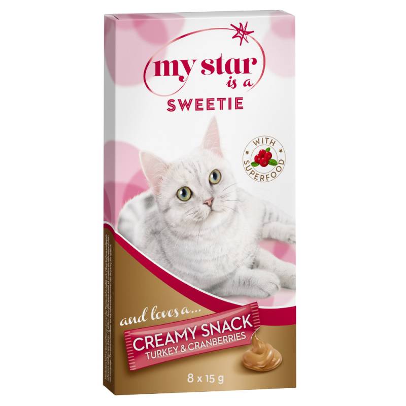 My Star is a Sweetie - Truthahn mit Cranberry Creamy Snack Superfood - Sparpaket: 24 x 15 g von My Star