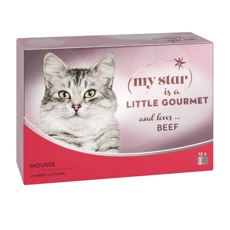 Sparpaket My Star is a little Gourmet - Mousse 48 x 85 g - Rind & Thymian von My Star