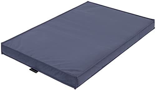 MyBestBuddy Hundekissen Visco grau 120x80 cm Manila XXL mit Viscoseschaum und Komfortschaum-Flocken - Bezug 40°C waschbar - Hundematte BZW. Hundebett für sehr große Hunde, 120 x 80 cm von MyBestBuddy