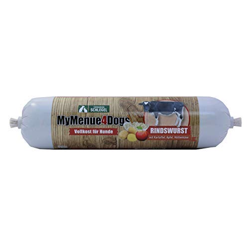 MyMenue4Dogs Hundefutter Rindswurst - 400 g von MyMenue4Dogs