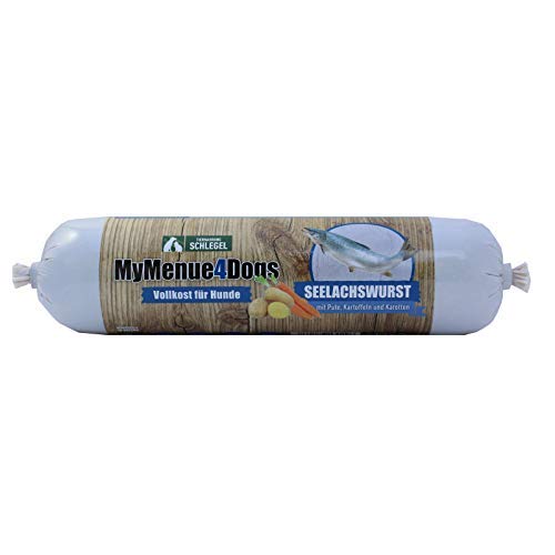 MyMenue4Dogs Hundefutter Seelachswurst - 75 g von MyMenue4Dogs