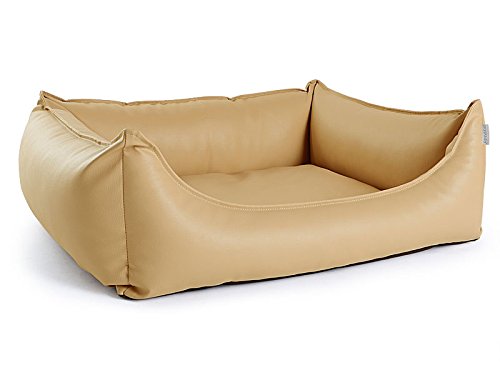 Hundebett Dreamcollection Kunstleder 90 x 70 cm, orthopädischer Visco Schaumstoff von MyPado / ridge-shop.de