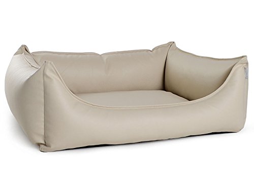 Hundebett Dreamcollection Kunstleder 90 x 70 cm, orthopädischer Visco Schaumstoff von MyPado / ridge-shop.de