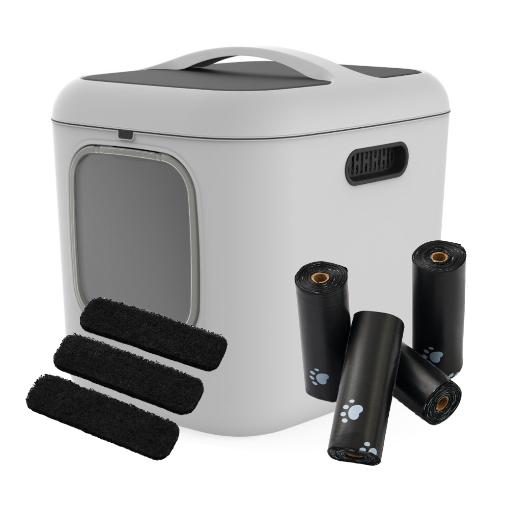 Rotho MyPet BIALA Aktivkohlefilter - Sparset: 3 Aktivkohlefilter + 4 Rollen Hygienebeutel + Katzentoilette BIALA XL Rotho MyPet BIALA Aktivkohlefilter - Sparset: 3 Aktivkohlefilter + 4 Rollen Hygienebeutel + Katzentoilette BIALA XL von MyPet