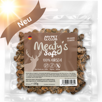 MyPetClub Meaty's Hunde & Katzen Leckerli Hirsch getreidefrei Softsnack von MyPetClub