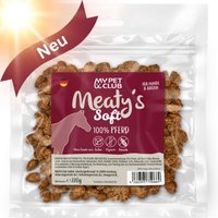 MyPetClub Meaty's Hunde & Katzen Leckerli Pferd getreidefrei Softsnack 220g von MyPetClub