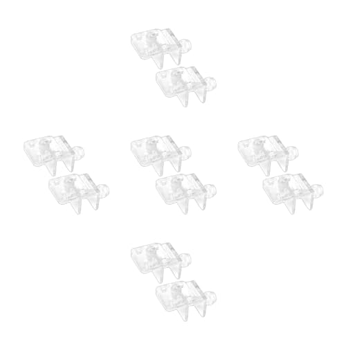 Myazs 2 x Aquarium-Netzklemme, transparentes Netz, Anti-Spring-Netzklemme, Anti-Flucht-Ersatznetz-Clips, Aquarium-Glasabdeckungs-Clips von Myazs