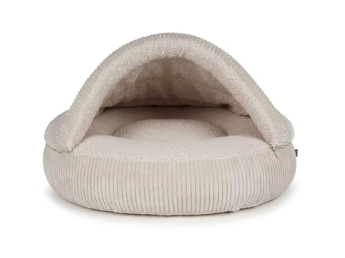 Mypado Cord Hundehöhle Timon XL Creme Standard Füllung von Mypado