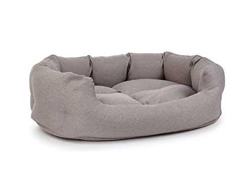 Fancy Mono Hundebett auch orthopädisch M Standard Schaumstoff Graubeige von Mypado