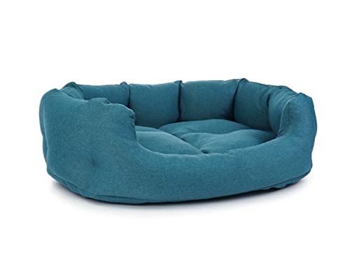 Fancy Mono Hundebett auch orthopädisch M Standard Schaumstoff Türkis von Mypado