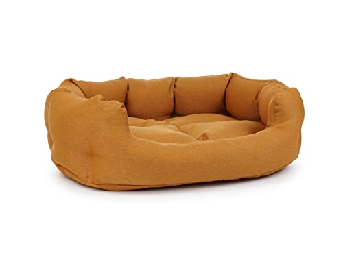 Mypado Fancy Mono Hundebett auch orthopädisch L Standard Schaumstoff Senfgelb von Mypado