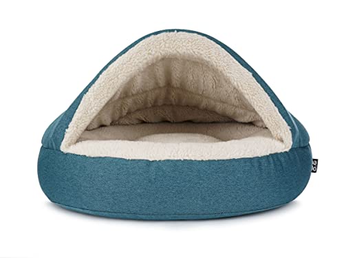 Mypado Shell Mono Hundehöhle mit Strukturstoff - die Kuschel Oase für den Hund Größe XL, Füllung Schaumstoff, Türkis Mypado Shell Mono Hundehöhle mit Strukturstoff - die Kuschel Oase für den Hund Größe XL, Füllung Schaumstoff, Türkis von Mypado