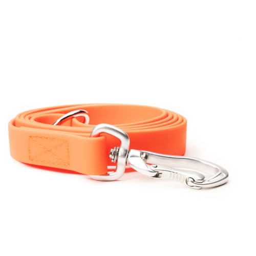 Mystique® Biothane Leine Robust 19mm 2m neon orange von Mystique