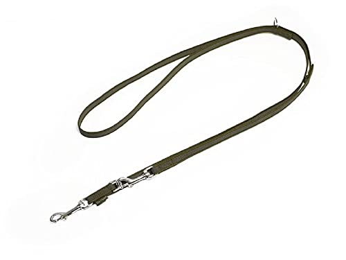 Mystique® Gummierte Umhängeleine Leine 15mm Standard Karabiner (3m, Khaki) von Mystique