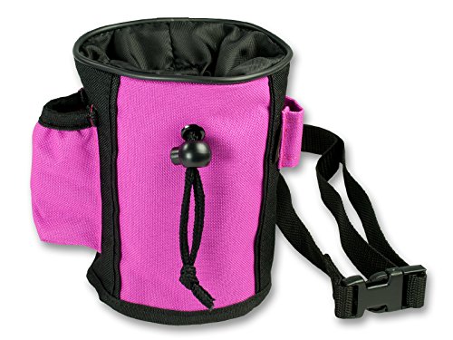 Mystique Leckerlietasche Snackbeutel schwarz/pink von Mystique