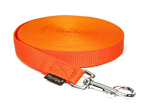 Mystique Nylon Schleppleine 20mm neon orange 20m mit HS von Mystique