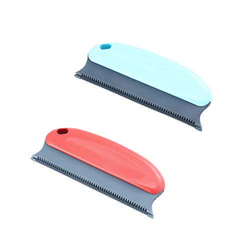 2 Pcs Hair Remover Comb Pet Hair Detailer Pet Hair Remover Brush Hair Lint Remover Brush Hair Cleaning Brush for Cleaning Home Furnishings and Car Interiors von N\A