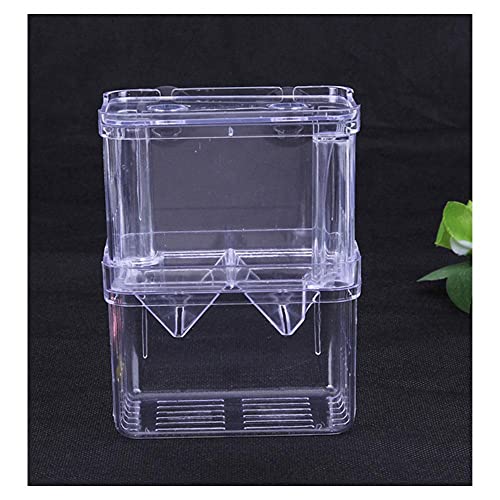 NA Acryl-Fisch-Tank-Zucht-Isolationsbox Aquarium-Büchery-Inkubatorhalter Aquarium-Zubehör Fischversorgung,8 x 7 x 11cm von N\A