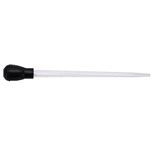 NA Aquarienreiniger Pumpe 30 / 50ml 28/43 cm Versorgungsrohr Saubere Werkzeug Pipette Fischtank Siphon Pump Wasserwechsler Aquarium Pipette,BLACK28cm Length 30 ml von N\A