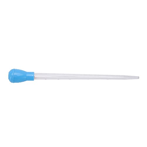 NA Aquarienreiniger Pumpe 30 / 50ml 28/43 cm Versorgungsrohr Saubere Werkzeug Pipette Fischtank Siphon Pump Wasserwechsler Aquarium Pipette,Blue28cm Length 30 ml von N\A