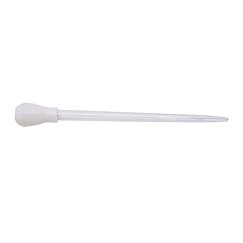 NA Aquarienreiniger Pumpe 30 / 50ml 28/43 cm Versorgungsrohr Saubere Werkzeug Pipette Fischtank Siphon Pump Wasserwechsler Aquarium Pipette,White28cm Length 30 ml von N\A