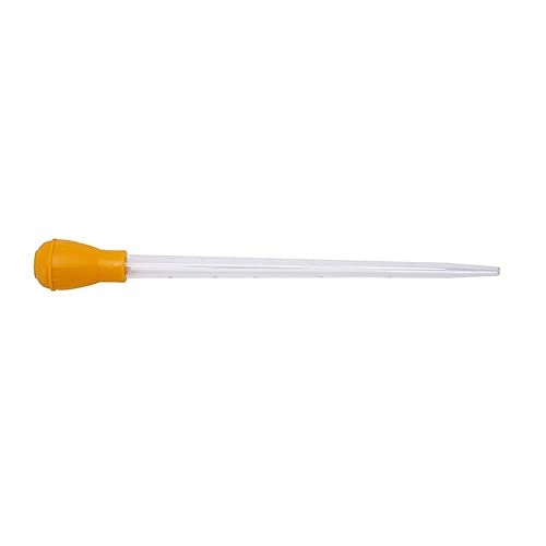 NA Aquarienreiniger Pumpe 30 / 50ml 28/43 cm Versorgungsrohr Saubere Werkzeug Pipette Fischtank Siphon Pump Wasserwechsler Aquarium Pipette,Yellow28cm Length 30 ml von N\A