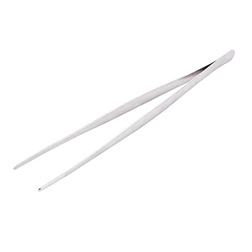 NA Aquarium Live-Tank Gerade Kurve Pflanze Tweezers Lange Zangen Edelstahl Pflanze Garnelen Riff Tank Crooked Pinzette,25cm von N\A