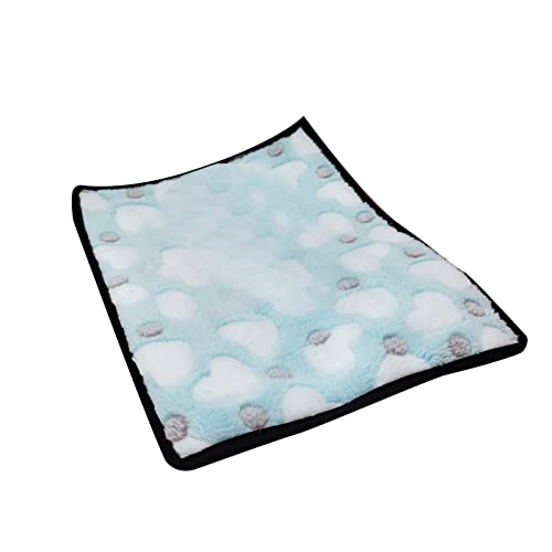 NA Pet Pad Breathable Keep Warm Plush Reusable Portable Pet Cushion Cat Supplies Grün von N\\A