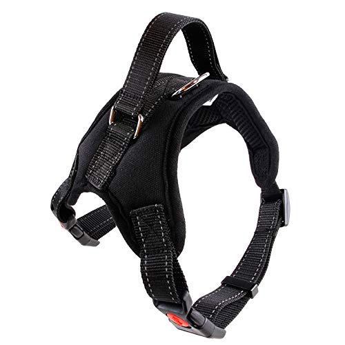 Nylon Heavy Duty Hund Haustier Geschirr Halsband Verstellbar Gepolstert Super Groß Mittlere Größe Kleine Hunde Geschirr Weste Husky Big Dog Produkt L 4 von N\A