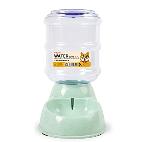 Automatic Pet Water Dispenser Cat and Dog Gravity Feeder BPA Free Small Medium Large Pet Watering Station Water Bowl (Green, Automatic Water Dispenser) von NC