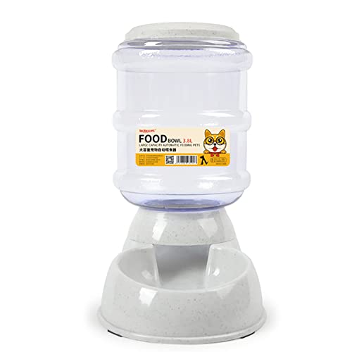 Automatic Pet Water Dispenser Cat and Dog Gravity Feeder BPA Free Small Medium Large Pet Watering Station Water Bowl (Grey, Automatic Feeder) von NC