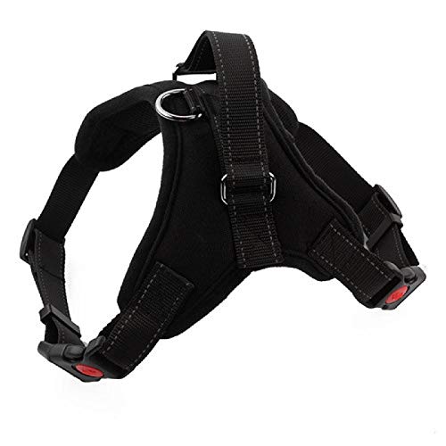 Durable Reflective Dog Harness Large Dog Adjustable Dog Harness Pet Harness Small and Medium Walk Large Dogs Pitbull M 5 von N\X