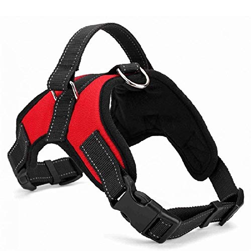 NX Dog Supplies Pet Dog Harness Collar Vest Dog Harness Pet Supplies Harnais pouring large medium small L red von N\X