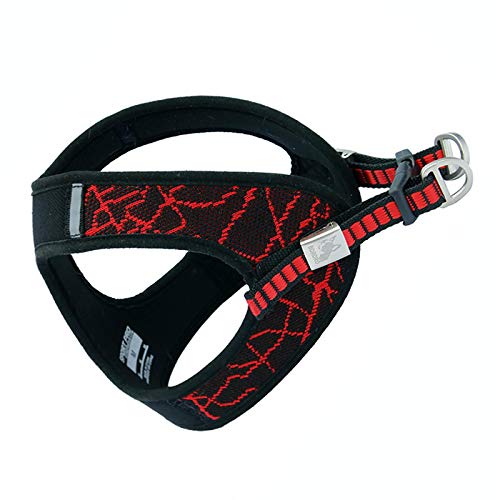 Small, medium and Large Dog Bulldog Bulldog Outdoor Dog Training Walking Safety Vest Harness S44-49cm Chest red Non-Pull Sports Reflective Dog Harness von N\X