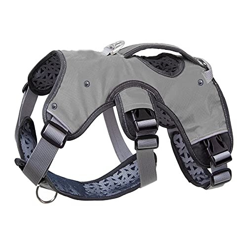 Strong Dog Training Pet Dog Harness Large Dog Vest Medium Size Adjustable Harness Pi Bite Outdoor Protection than Special Dog L Grey von N\X