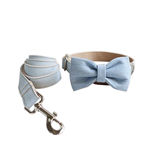 N / A Haustiere Fliege Halsband und Personalisierte Haustier Leine für Welpen, Hund und Katze (Style#2, S) von N / A