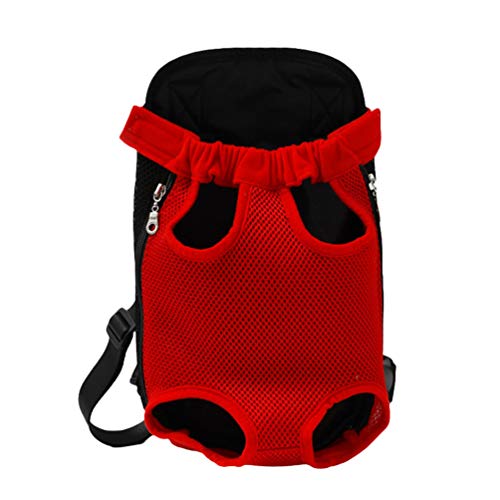 N / A Katzen Hunde Rucksack, Welpentierträger Vordertasche Rucksack, Atmungsaktiver Hundetragetaschen für Wanderungen im Freien (Stil#3, S) von N / A