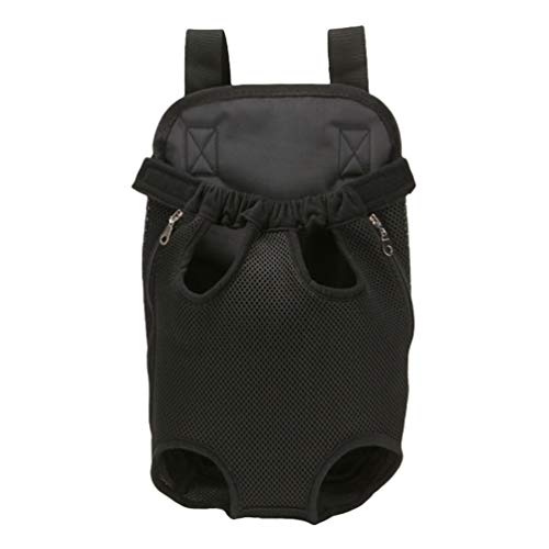 N / A Katzen Hunde Rucksack, Welpentierträger Vordertasche Rucksack, Atmungsaktiver Hundetragetaschen für Wanderungen im Freien (Stil#4, L) von N / A