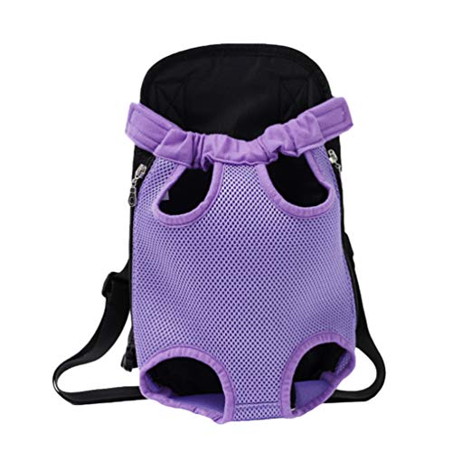 N / A Katzen Hunde Rucksack, Welpentierträger Vordertasche Rucksack, Atmungsaktiver Hundetragetaschen für Wanderungen im Freien (Stil#5, M) von N / A