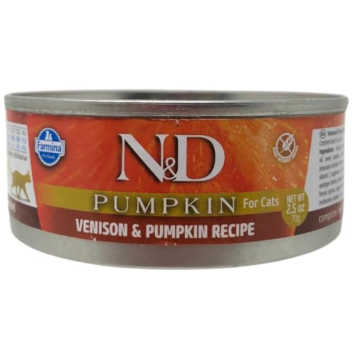 N&D Cat Venison & Pumpkin 70 GR, Schwarz von N&D(ナチュラル&デリシャス)