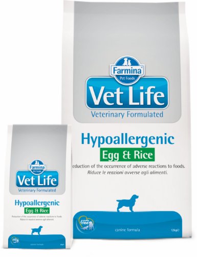 Vet Life Hipo Egg and Rice Dog Packung mit 1 x 12 kg von N&D(ナチュラル&デリシャス)