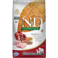 Farmina N&D Ancestral Grain Adult Medium & Maxi mit Huhn & Granatapfel - 12 kg von N&D Ancestral Grain Dog