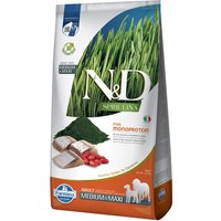 N&D Dog Spirulina Adult Medium/Maxi mit Hering - 2 x 7 kg von N&D Dog Spirulina