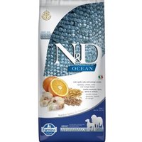 N&D Farmina Ocean Adult Medium/Maxi Kabeljau, Dinkel und Orange 12kg von N&D Farmina