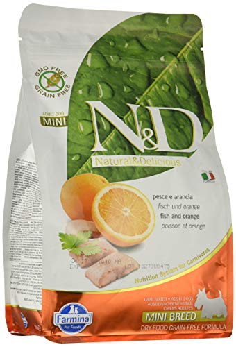 N&d low grain N&D Grain Free Mini mit Meeresfisch und trockener Orange 800 g, Mehrfarbig, einzigartig von N&d low grain