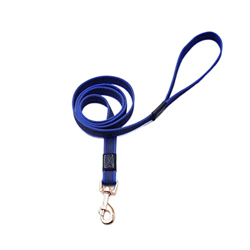 Hundeleine zum Trainieren 2m 3m 5m Lange Hundeleine Haustierleine Gummi Nylon Training Walking Seil Arbeitshundeleinen Hundeleine(Blue,2.0cmX500cm) von NADCFN